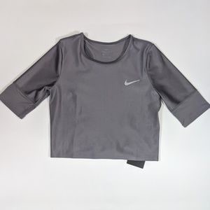 Nike Crewneck Crop Running Top Size X-Small
